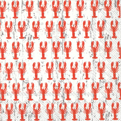 Lobster Repeat Cocktail Napkin