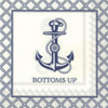 Bottoms Up Cocktail Napkin