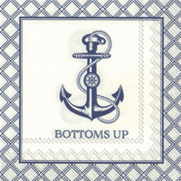 Bottoms Up Cocktail Napkin