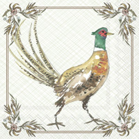 Pheasant Cocktail Napkin