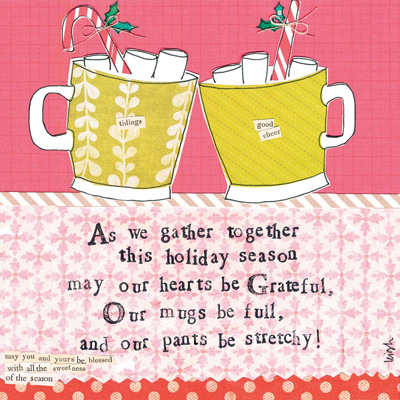 Curly Girl Mugs Cocktail Napkin