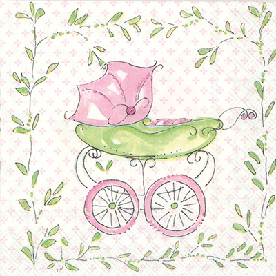 Pink Baby Carriage