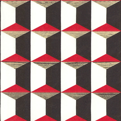 Aristocrat Red Cocktail Napkin