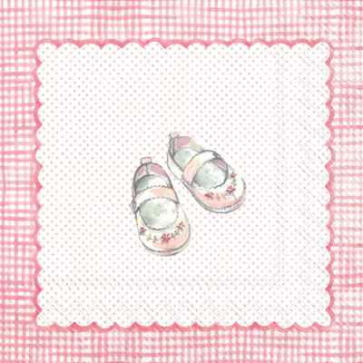 For My Little Baby Light Rose Cocktail Napkin