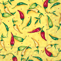 Peppers Cocktail Napkin