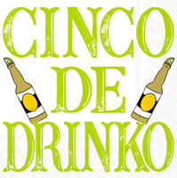 Cinco De Drinko Cocktail Napkin