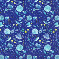 All About Blue 2 Cocktail Napkin