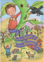 Cardooo Birthday Fairy Story Card Jack & the Beanstock