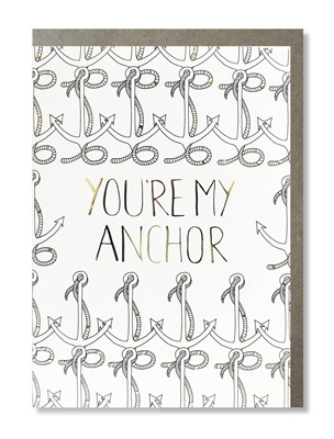 Cardooo Coloring Card You're My Anchor