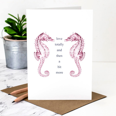 Coulson Macleod Seahorses Greeting Card