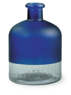 Malaga Frosted Bottle Short Dark Blue
