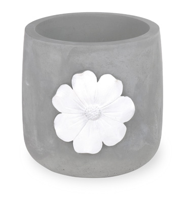 Daisy Grey Cachepot Small