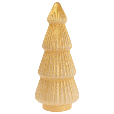 Large Gold Shimmer Glass Tree