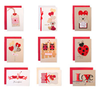 Handmade Valentine's Day Card Collection