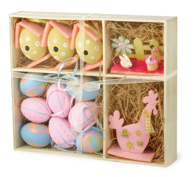 Easter Decor Box Pink