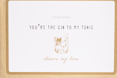 Enfant Terrible Gin to My Tonic Card