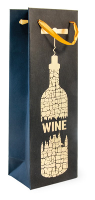 Crackled Wine Wine Bag