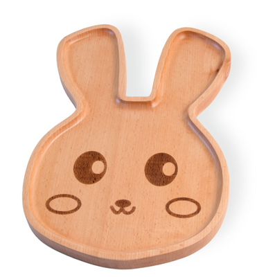 Bamboo Animals Bunny Face Plate