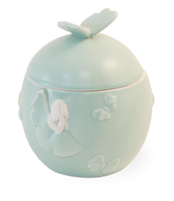 Mint Butterfly Angel Jar