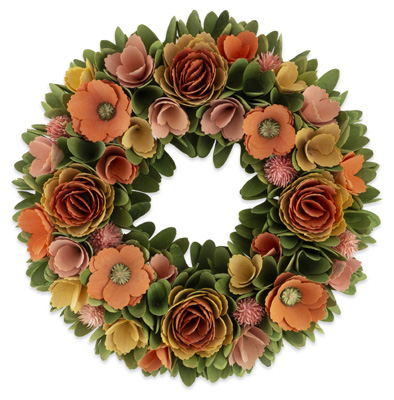 Coral Capades Wreath