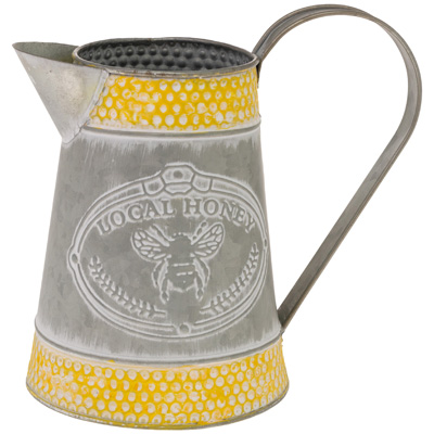 Local Honey Tin Pitcher