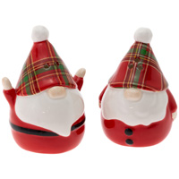 Wallace Plaid Santa Gnome S&P