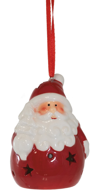 Santa Claus LED Ornament