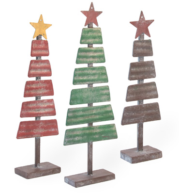 Vintage Metal Trees