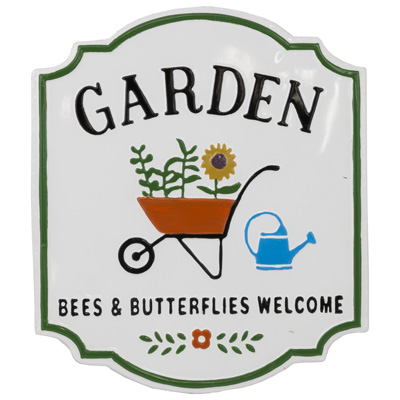 Garden Sign Bees & Butterflies