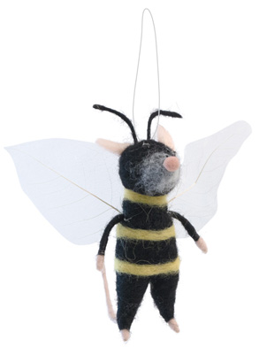 Brady the Bumblebee Mouse Ornament