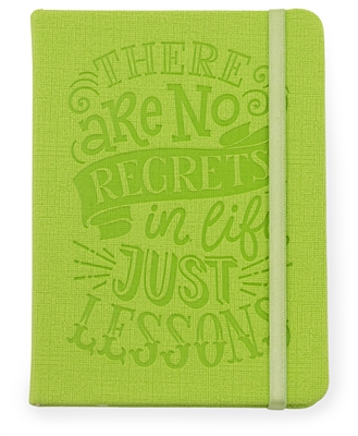 Lessons Embossed Green Journal Large