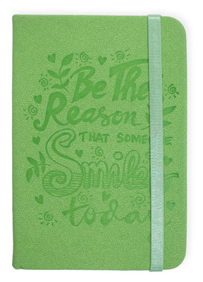 Smile Embossed Green Journal Small