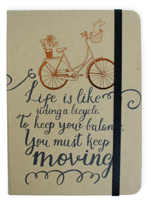 Bicycle Hard Kraft Journal Large