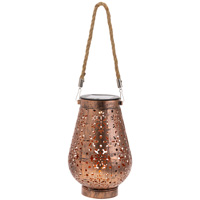 Copper Snowflake Lantern