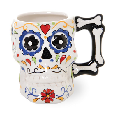 Day of Dead Skull Mug