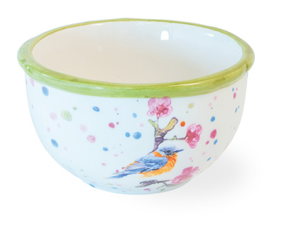 Bowl Bird & Cherry Blossoms