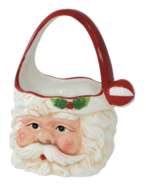 Vintage Santa Candy Dish