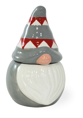 Gray Hat Gnome Jar
