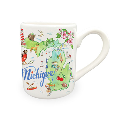 MI State Collection Mug