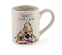 I Licked It Xmas Dog Mug
