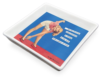 Anne Taintor - Yoga…Right Caddy Tray