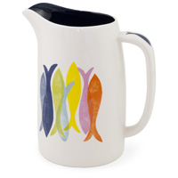 Kate NelliganHand Stamp Fish Pitcher