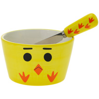 Yellow Chick Bowl & Spreader