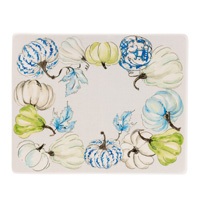 Chinoiserie Pumpkins Rectangle Plate