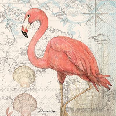 Flamingo Lunch Napkin