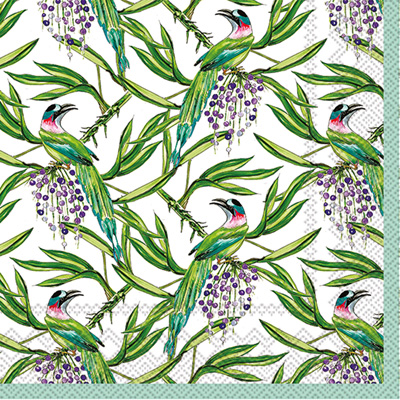 Rosanne Beck Tropical Birds Lunch Napkin