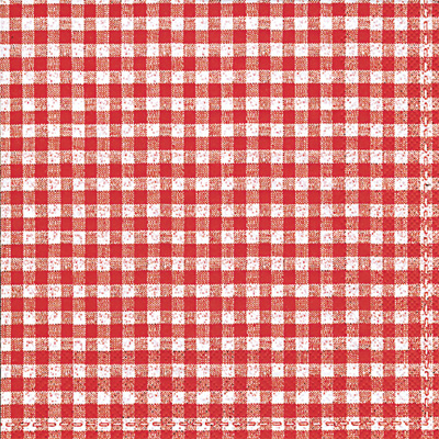 Vichy Bavaria Red Lunch Napkin