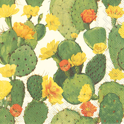 Cactus Cream Lunch Napkin