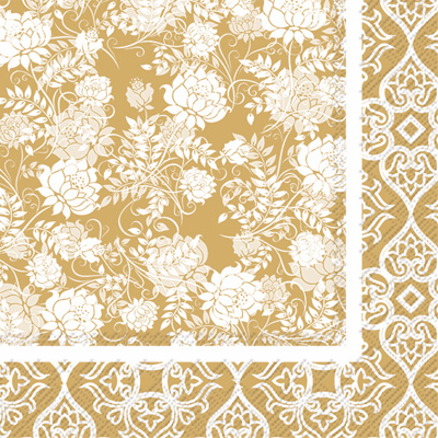 Classic Garden Gold Lunch Napkin