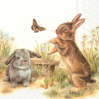Bunny and Clyde Lunch Napkin